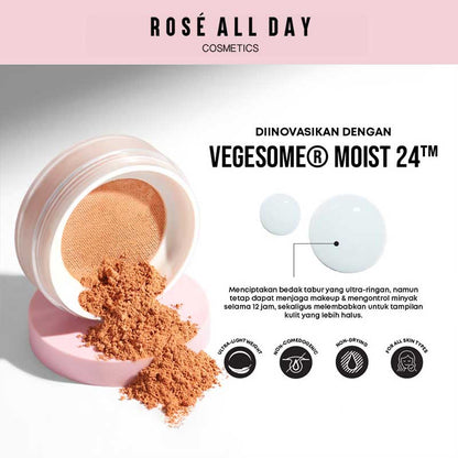 ROSE ALL DAY The Realest Lightweight Loose Powder - Translucent