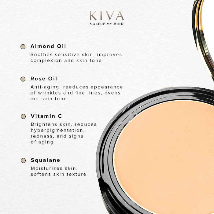 KIVA Power Airbrush Compact Powder - Honey | 11.5gr