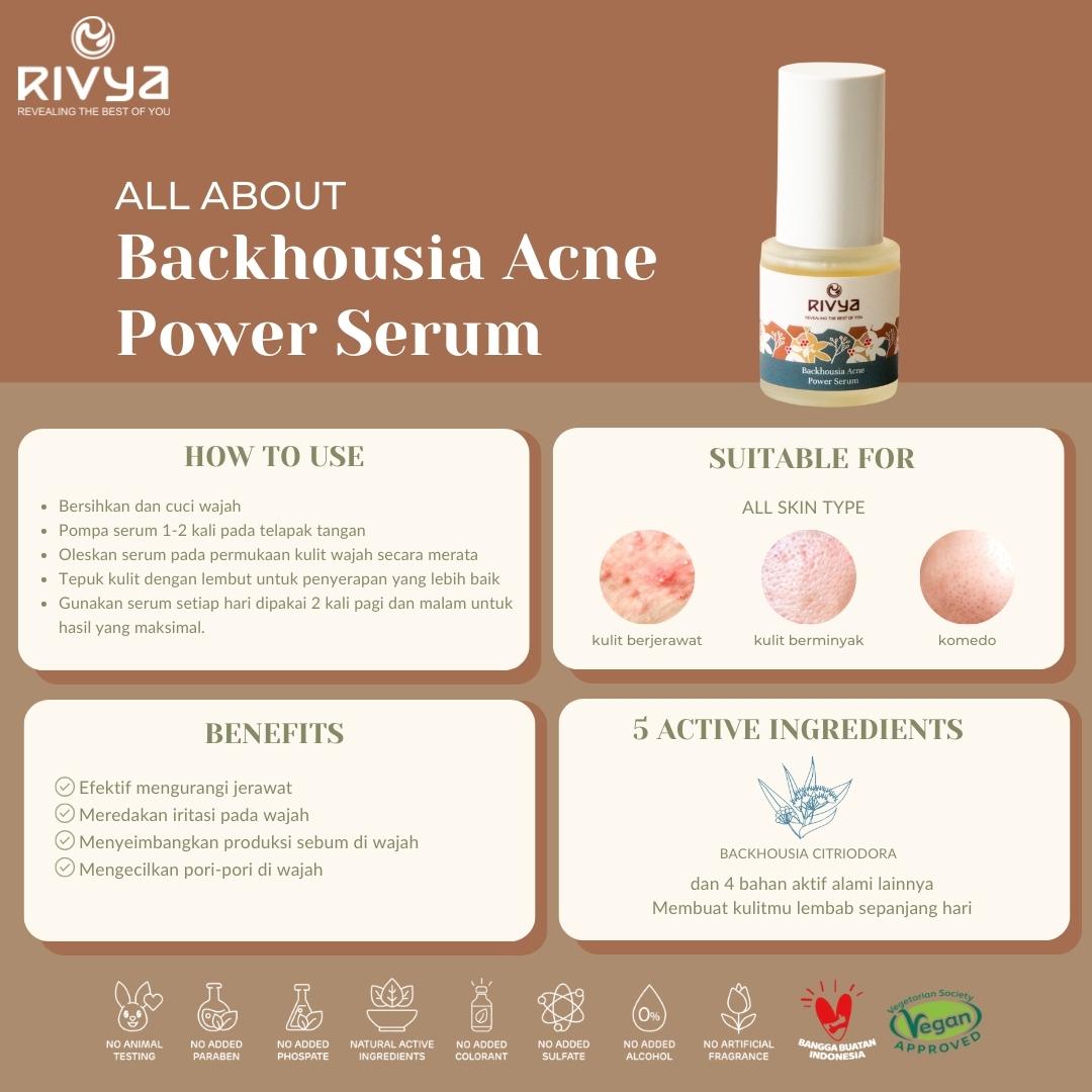 Rivya Backhousia Acne Power Serum | 20 ml