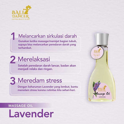 Bali Dancer Massage Oil Lavender | 150ml