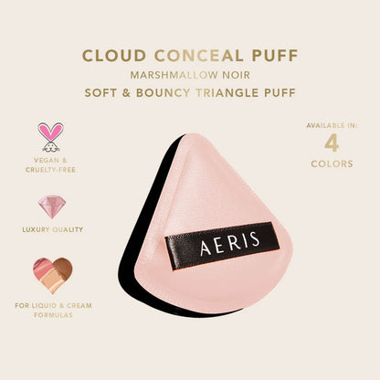 Aeris Beaute Cloud Conceal Puff - Marshmallow Noir