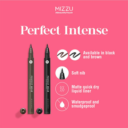 Mizzu Eyeliner Pen Perfect Wear Black  | 1.3ml