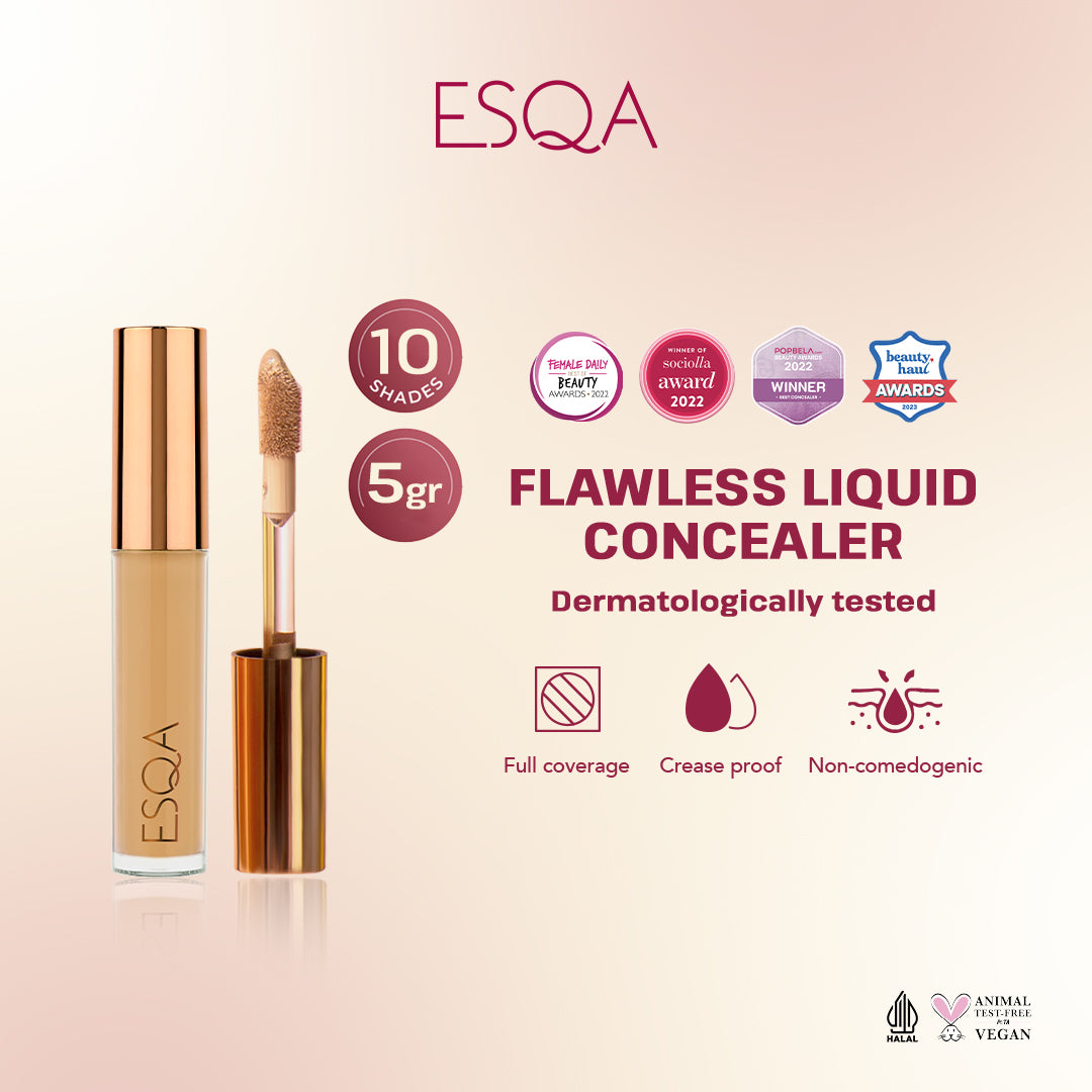 ESQA Flawless Liquid Concealer Caramel 5gr