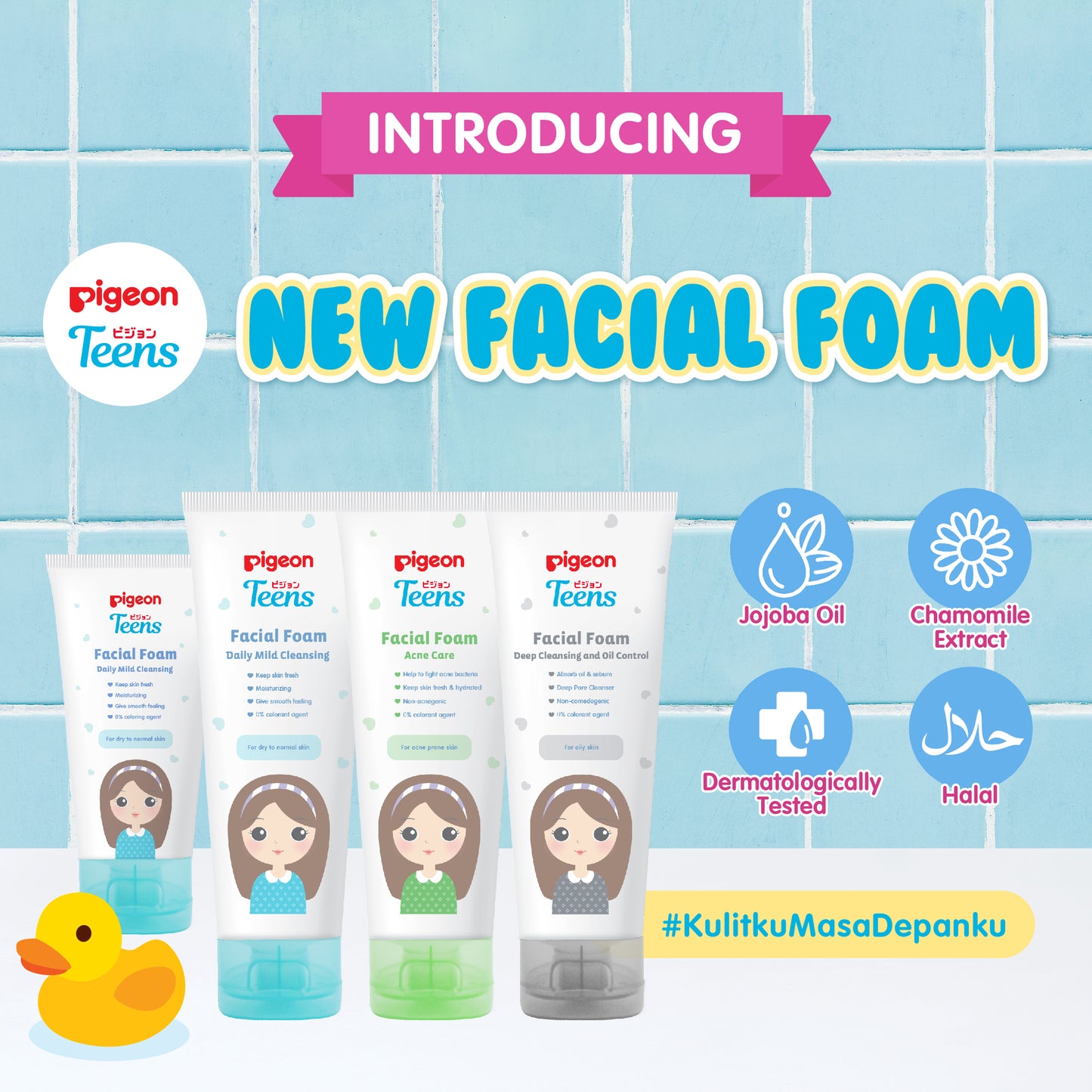 Pigeon Teens - Facial Foam Daily Mild Cleansing | 40 g