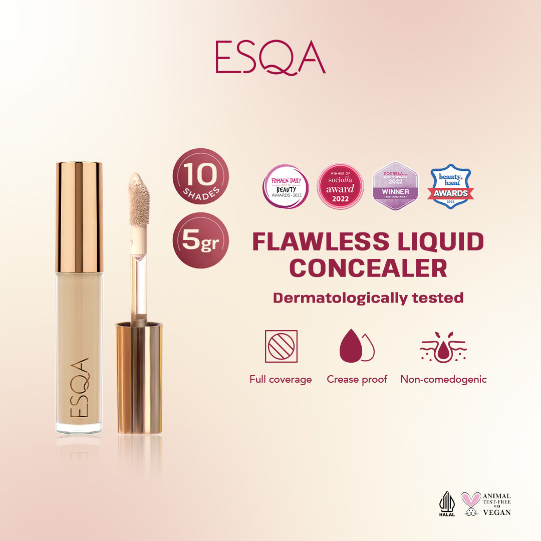 ESQA Flawless Liquid Concealer Milkshake 5gr