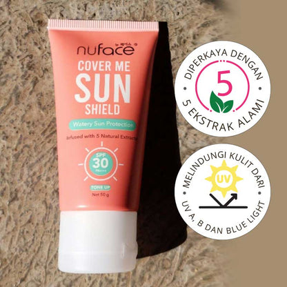 Nuface Cover Me Sunscreen Tone Up Spf 30 | 50 g