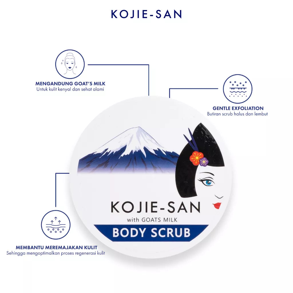 Kojie-san Local Goats Milk Body Scrub | 250 ml