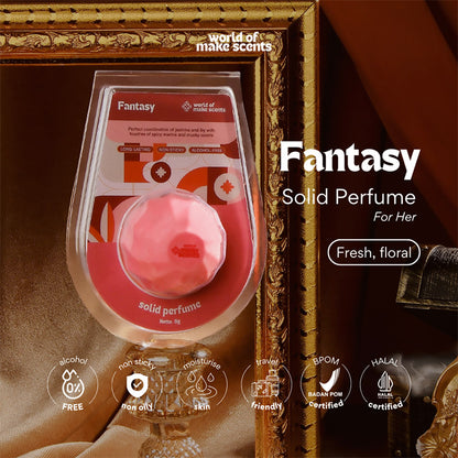 Make Scents Fantasy Solid Perfume / Parfum Wanita | 8gr