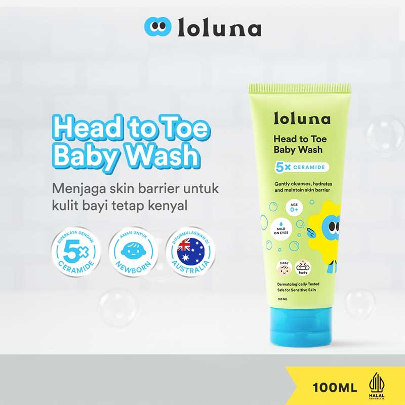 Loluna Head To Toe Baby Wash | 100ml