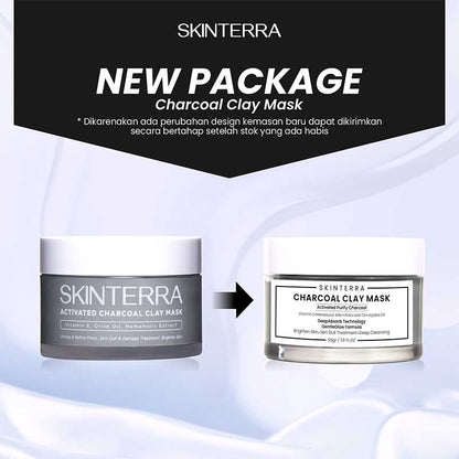 Skinterra Activated Charcoal Clay Mask 55g