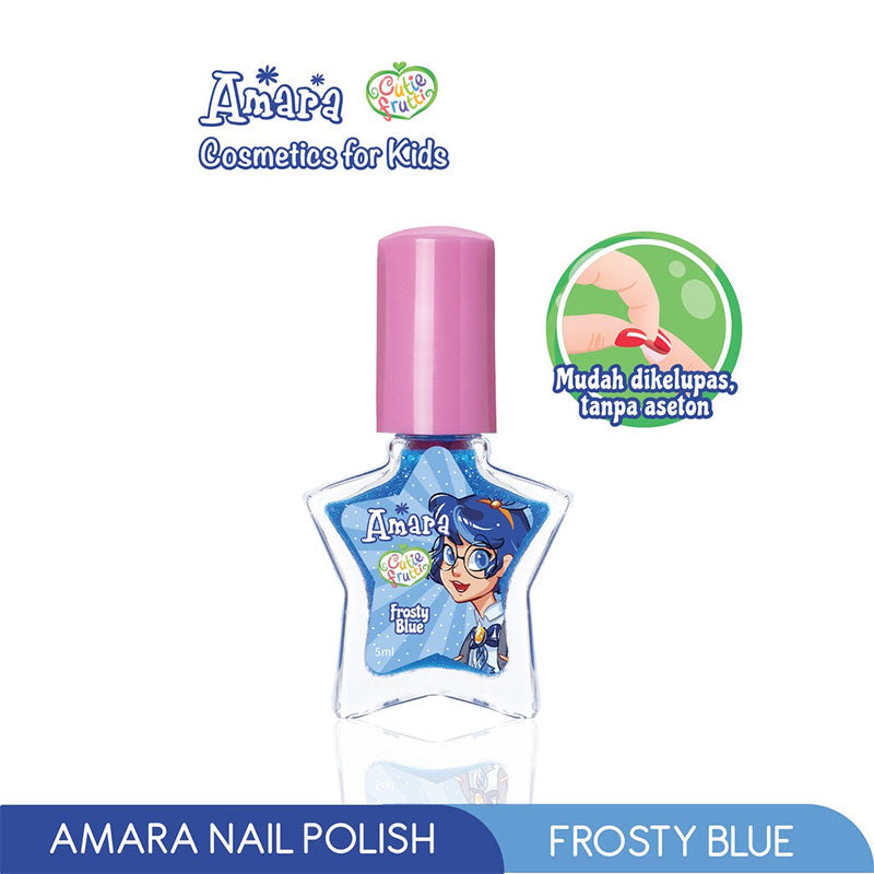 Amara Kids Nail Polish Frosty Blue | 5 ml