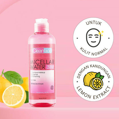 Clean Face Micellar Water 3In1 Normal Skin | 250 ml