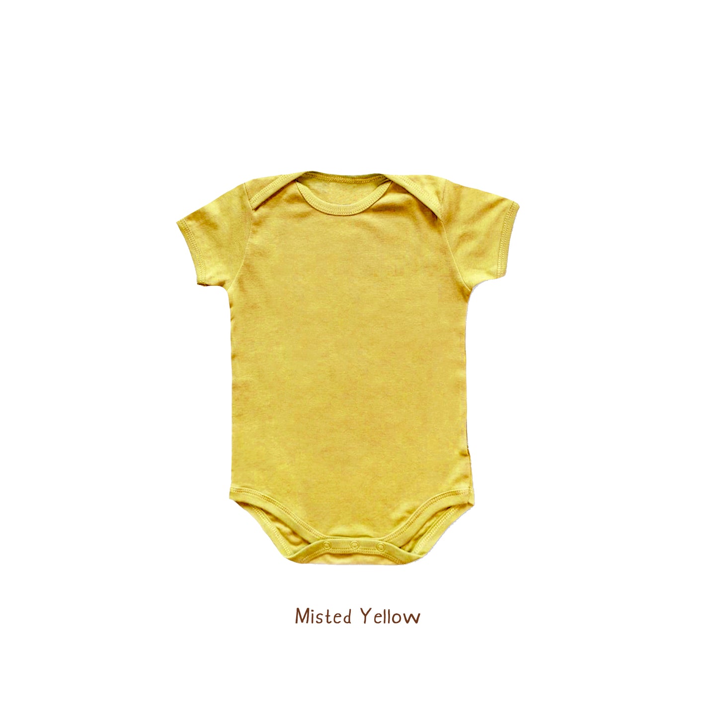 Booyah Baby & Kids Baju Bayi - Bodysuit Misted Yellow (0-3 Month)