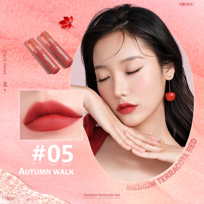 Barenbliss Cherry Makes Cheerful Lip Velvet - 05 Autumn Walk | 3 g