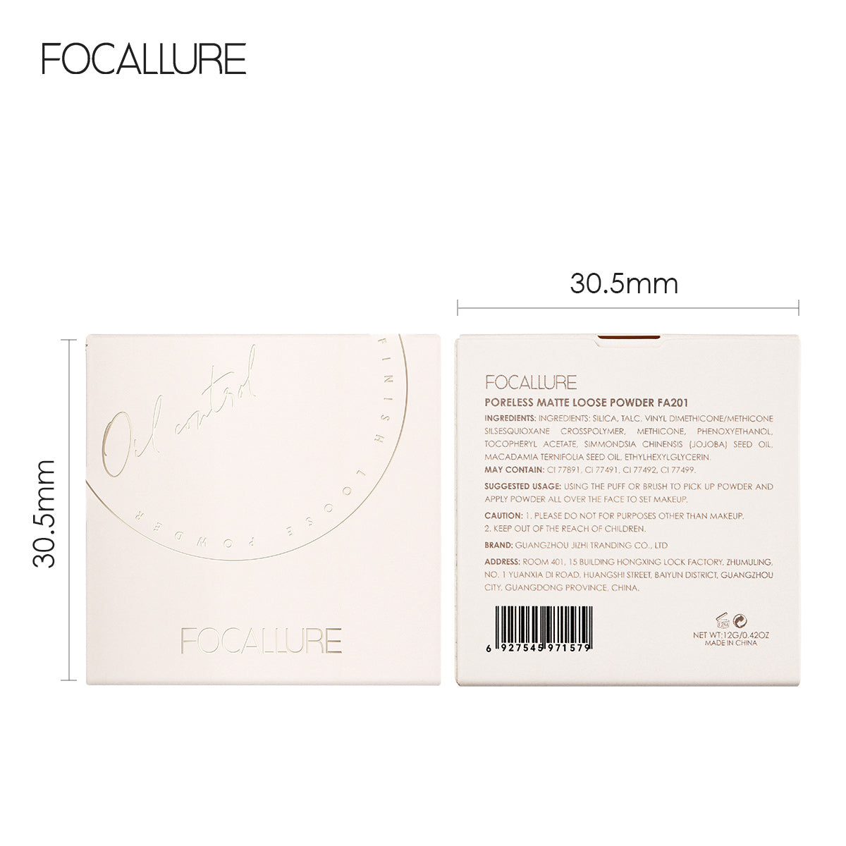 Focallure Poreless Matte Loose Powder FA201 - #02