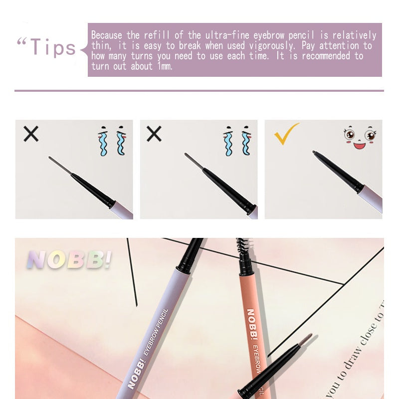 NOBB Trendy Eyebrow Pencil Lasting Color Super Fine N2 20gr