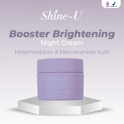 Shine-U Brightening Booster Night Cream | 20gr