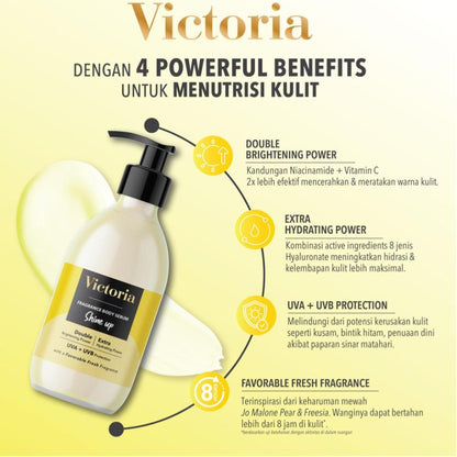 Victoria Fragrance Body Serum Shine Up | 300 ml