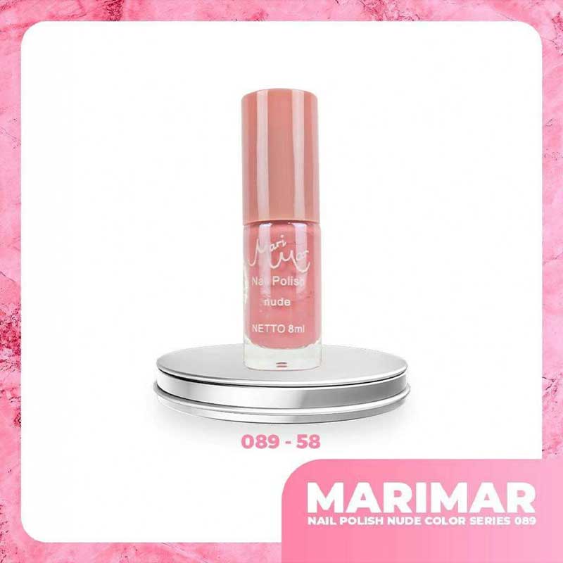 Marimar Nail Polish Kode : 089 Nude Color isi 12 | 96 ml