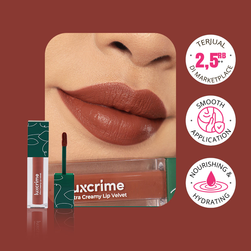 Luxcrime Ultra Creamy Lip Velvet - Mocha Frappe