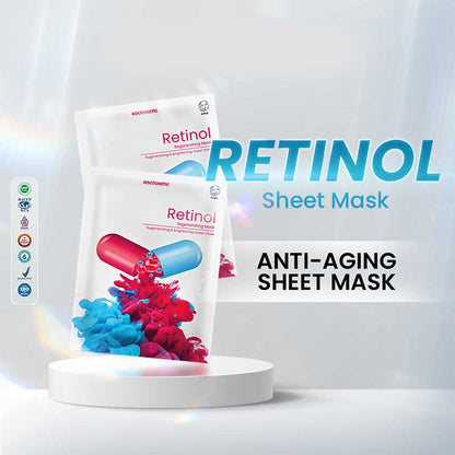 Ms Glow Sheet Mask Retinol 1 Box (4 Pcs)