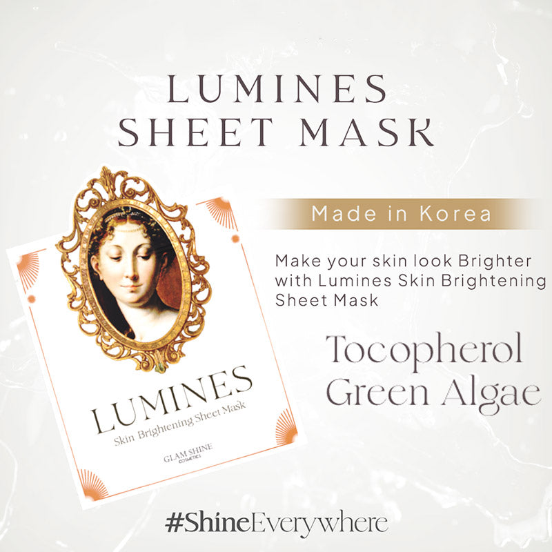 Glam Shine Lumines Skin Brightening Sheet Mask 28g