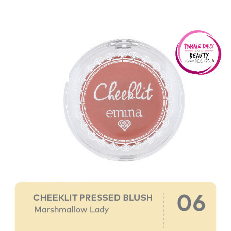 Emina Cheeklit Pressed Blush - Marshmallow Lady | 3.5 gr