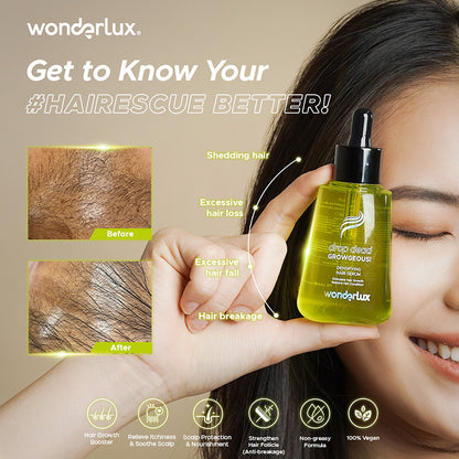 WONDERLUX Drop Dead Growgeous! Densifying Hair Scalp Serum | 75ml