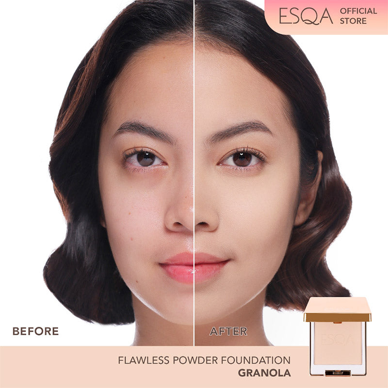 ESQA Flawless Powder Foundation Granola 6.5gr