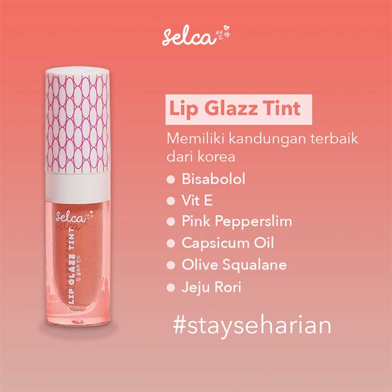 SELCA Lip Glazz Tint Day Series - Sunday | 2.5ml