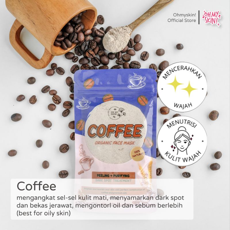 Oh My Skin! Masker Organik - Coffee | 65 g