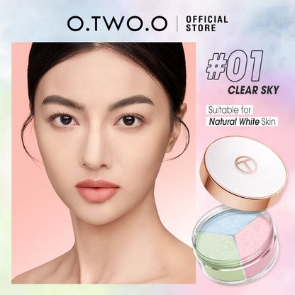 O.TWO.O Oil Control loose Powder Matte Three Grid Filter 01