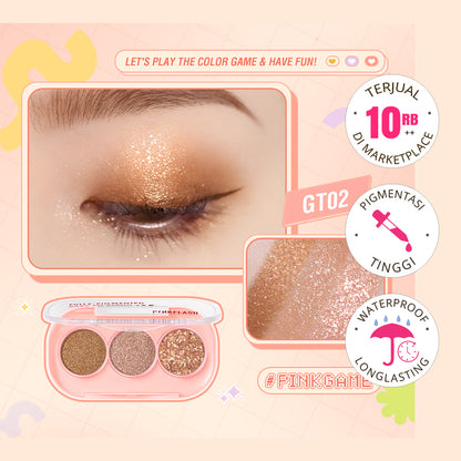 Pinkflash 3 Pan Eyeshadow PF-E23 #GT02