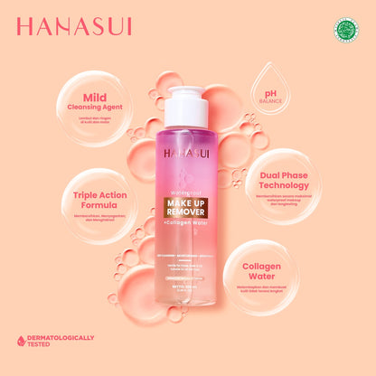 Hanasui Waterproof Make Up Remover + Collagen Water | 100 ml