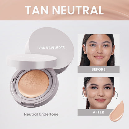 The Originote High Cover Serum Cushion - Tan Neutral