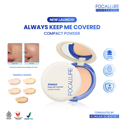 FOCALLURE Always Keep Me Covered Compact Powder - 04 SAND