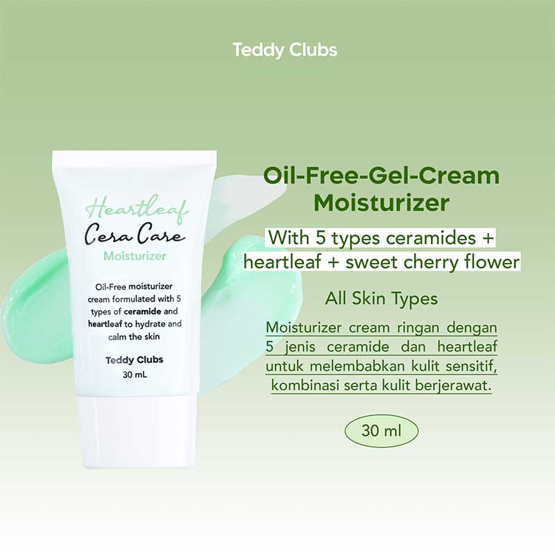 Teddy Clubs Heartleaf Cera Care Moisturizer | 30gr