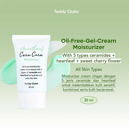 Teddy Clubs Heartleaf Cera Care Moisturizer | 30gr