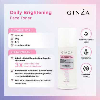 Ginza Daily Brightening Solution Face Toner 105ml