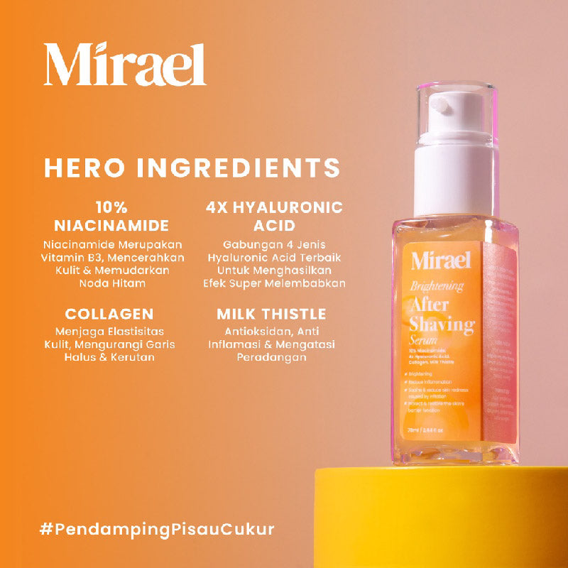 MIRAEL (Travel Size) Brightening After Shaving Serum | 10ml