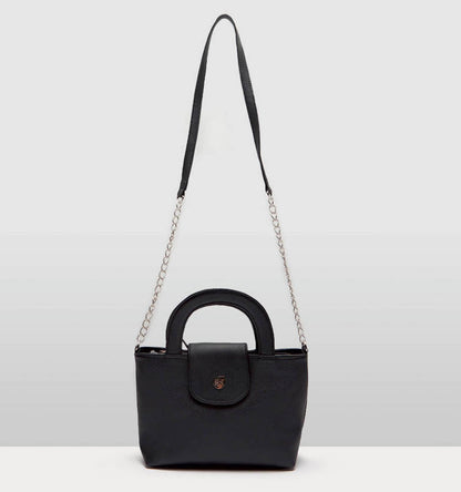 Brunbrun Paris De Plat Sling Black Bag