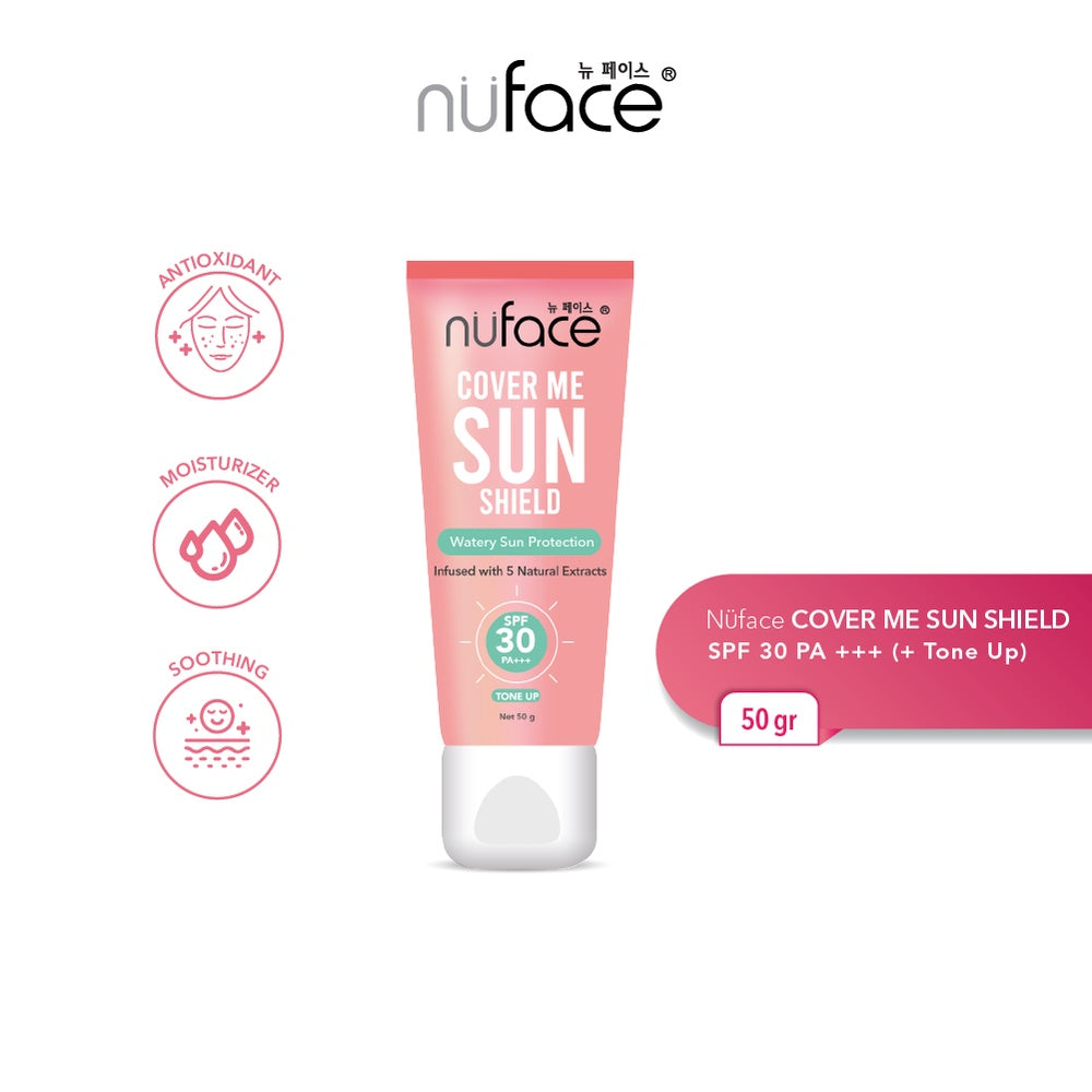 Nuface Cover Me Sunscreen Tone Up Spf 30 | 50 g