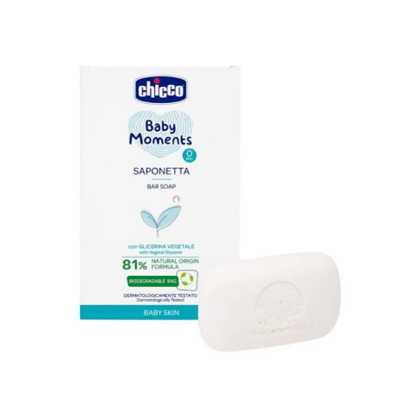 Chicco Baby Moments Baby Skin Bar Soap 100g