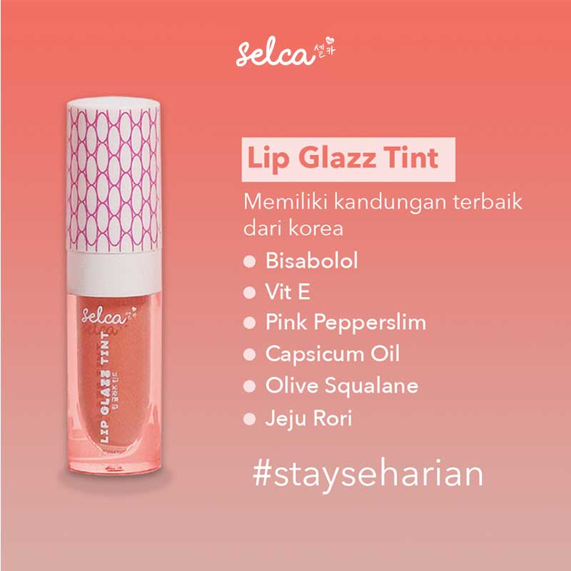 SELCA Lip Glazz Tint Day Series - Wednesday | 2.5ml