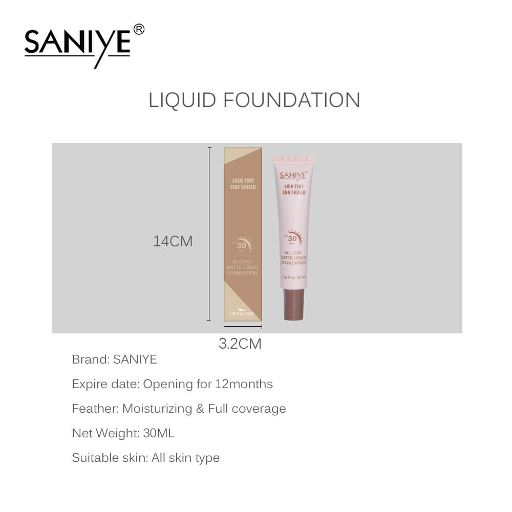 Saniye Natural Face Flawless Foundation R6005 - 2 Natural | 100 g