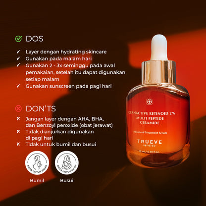 Trueve Granactive Retinoid Retinol Serum (Advanced Treatment Serum) | 15 ml