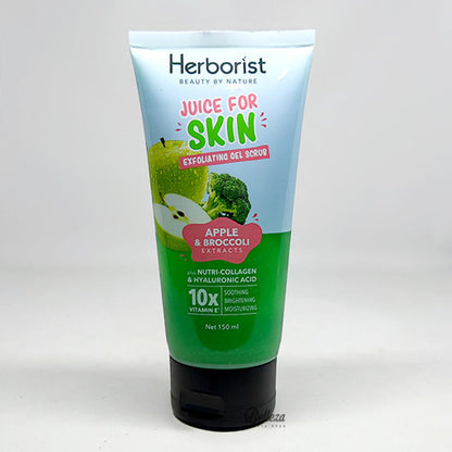 HERBORIST Juice For Skin Exfoliating Gel Scrub Apple Brocolli 150ml