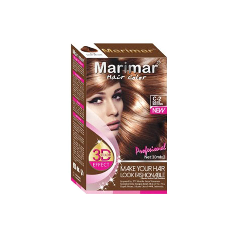 Marimar Hair Color C-2 Dark Brown