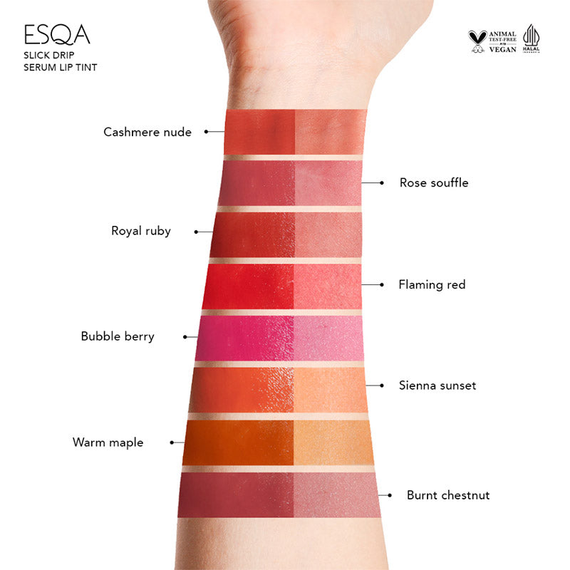 ESQA Slick Drip Serum Lip Tint - Sienna Sunset 27gr