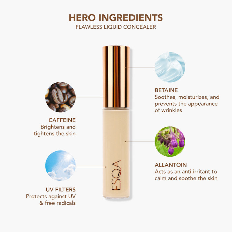 ESQA Flawless Liquid Concealer Caramel 5gr